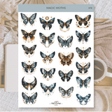 Stickers Plan & Plot Studio - Vinyl - Magic moths - 1 - Plan & Plot Studio - Tidformera