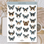 Stickers Plan & Plot Studio - Vinyl - Magic moths - 1 - Plan & Plot Studio - Tidformera