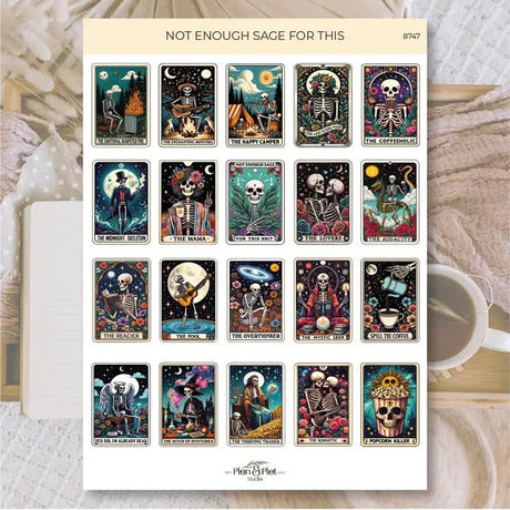 Stickers Plan & Plot Studio Vinyl - Not Enough Sage - 1 - Plan & Plot Studio - Tidformera