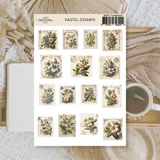 Stickers Plan & Plot Studio Vinyl - Pastel Stamps - 1 - Plan & Plot Studio - Tidformera