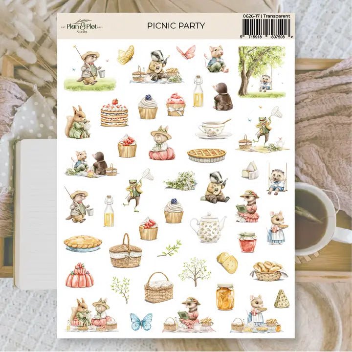 Stickers Plan & Plot Studio Vinyl - Picnic Party - 1 - Plan & Plot Studio - Tidformera
