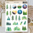 Stickers Plan & Plot Studio Vinyl - Pine Forest - 1 - Plan & Plot Studio - Tidformera