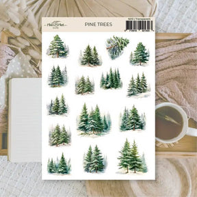 Stickers Plan & Plot Studio Vinyl - Pine Trees - 1 - Plan & Plot Studio - Tidformera