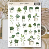 Stickers Plan & Plot Studio Vinyl - Potted Plants - 1 - Plan & Plot Studio - Tidformera