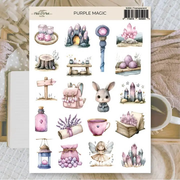 Stickers Plan & Plot Studio Vinyl - Purple Magic – Tidformera
