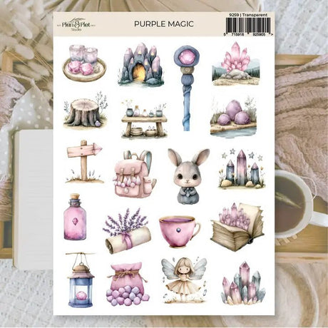 Stickers Plan & Plot Studio Vinyl - Purple Magic - 1 - Plan & Plot Studio - Tidformera