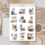 Stickers Plan & Plot Studio Vinyl - Ragdoll - 1 - Plan & Plot Studio - Tidformera