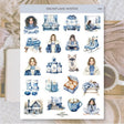 Stickers Plan & Plot Studio Vinyl - Snowflake Winter - 1 - Plan & Plot Studio - Tidformera
