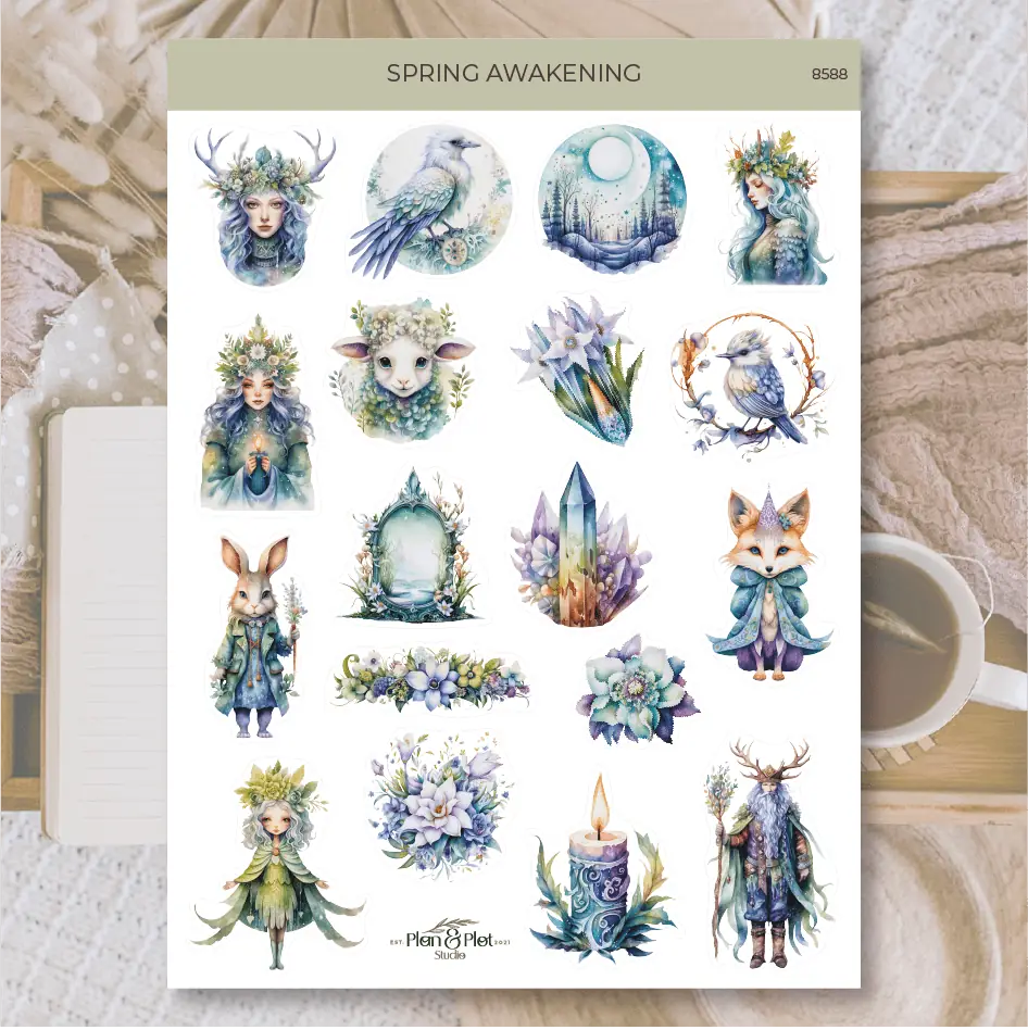 Stickers Vinyl - Spring awakening - Plan & Plot Studio – Tidformera
