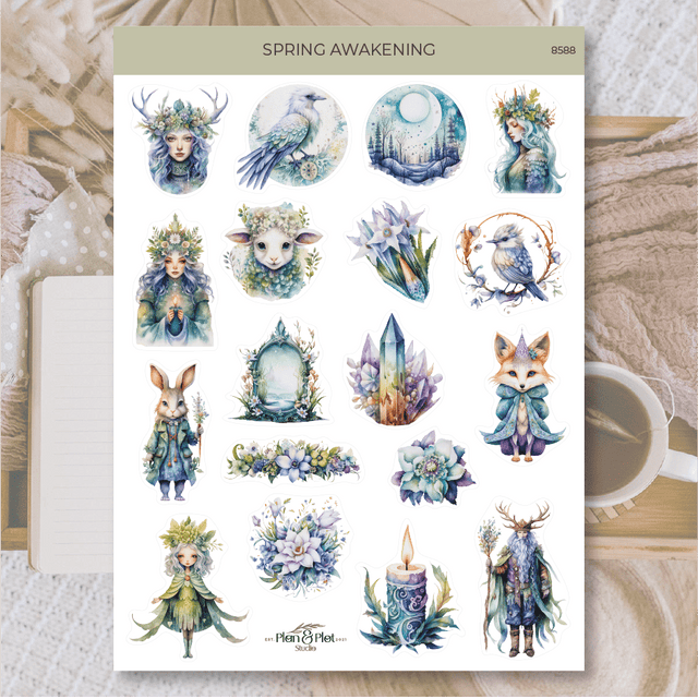 Stickers Plan & Plot Studio - Vinyl - Spring awakening - 1 - Plan & Plot Studio - Tidformera