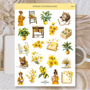 Stickers Plan & Plot Studio Vinyl - Spring journaling - 1 - Plan & Plot Studio - Tidformera