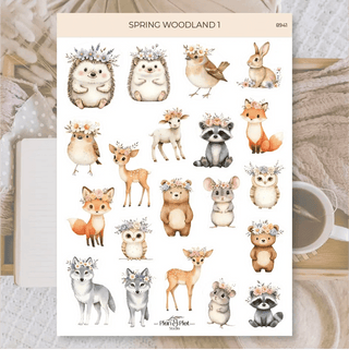 Stickers Plan & Plot Studio Vinyl - Spring Woodland 1 - 1 - Plan & Plot Studio - Tidformera