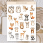 Stickers Plan & Plot Studio Vinyl - Spring Woodland 1 - 1 - Plan & Plot Studio - Tidformera