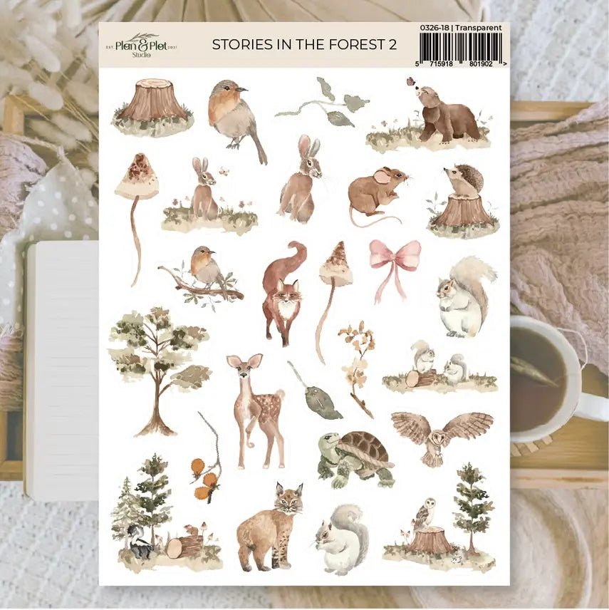 Stickers Plan & Plot Studio Vinyl - Stories in the Forest 2 – Tidformera