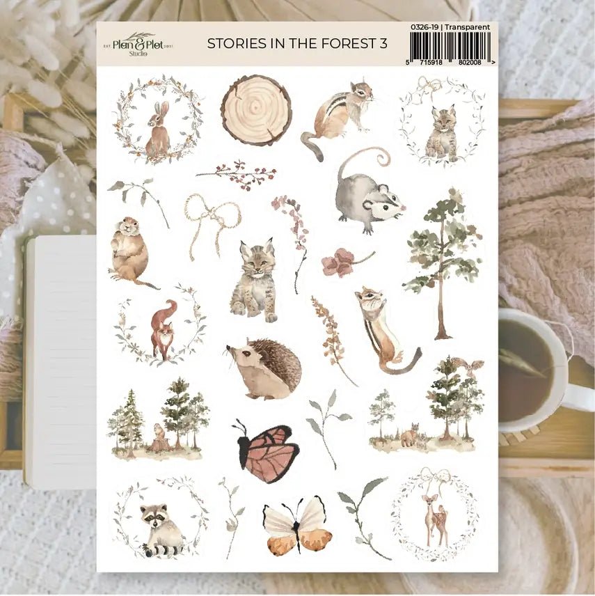 Stickers Plan & Plot Studio Vinyl - Stories in the Forest 3 – Tidformera