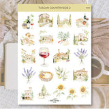 Stickers Plan & Plot Studio Vinyl - Tuscan countryside 2 - 1 - Plan & Plot Studio - Tidformera