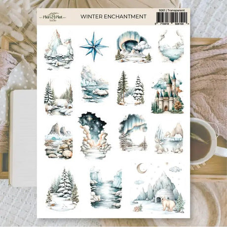 Stickers Plan & Plot Studio Vinyl - Winter Enchantment - 1 - Plan & Plot Studio - Tidformera
