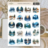 Stickers Plan & Plot Studio Vinyl - Winter Landscape 2 - 1 - Plan & Plot Studio - Tidformera