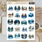 Stickers Plan & Plot Studio Vinyl - Winter Landscape 2 - 1 - Plan & Plot Studio - Tidformera