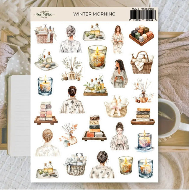 Stickers Plan & Plot Studio Vinyl - Winter Morning - 1 - Plan & Plot Studio - Tidformera