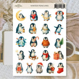 Stickers Plan & Plot Studio Vinyl - Winter penguins - 1 - Plan & Plot Studio - Tidformera
