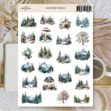 Stickers Plan & Plot Studio Vinyl - Winter Pines - 1 - Plan & Plot Studio - Tidformera