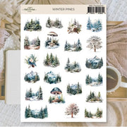 Stickers Plan & Plot Studio Vinyl - Winter Pines - 1 - Plan & Plot Studio - Tidformera