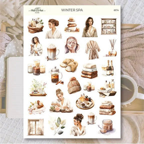 Stickers Plan & Plot Studio Vinyl - Winter Spa - 1 - Plan & Plot Studio - Tidformera