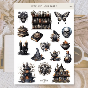 Stickers Plan & Plot Studio Vinyl - Witching hour part 2 - 1 - Plan & Plot Studio - Tidformera
