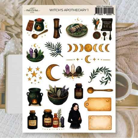 Stickers Plan & Plot Studio Vinyl - Witch's Apothecary 1 - 1 - Plan & Plot Studio - Tidformera