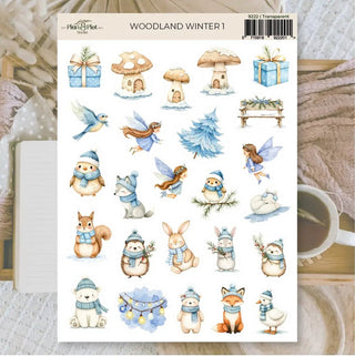 Stickers Plan & Plot Studio Vinyl - Woodland Winter 1 - 1 - Plan & Plot Studio - Tidformera