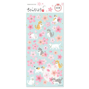 Stickers Sakura - Sakura Cat - 1 - Mind Wave - Tidformera