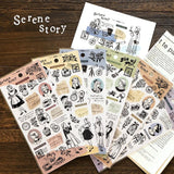 Stickers - Serene Story - Iris study - 3 - Mind Wave - Tidformera