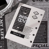 Stickers Sheet Sticker Collage - Newspaper - BGM - Tidformera