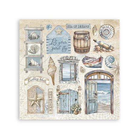Stickers - Silent Sea - 2 - Stamperia - Tidformera