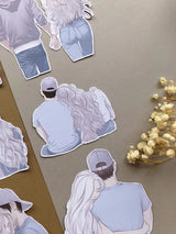 Stickers - T's Stationery - Couple - 4 - T's Stationery - Tidformera