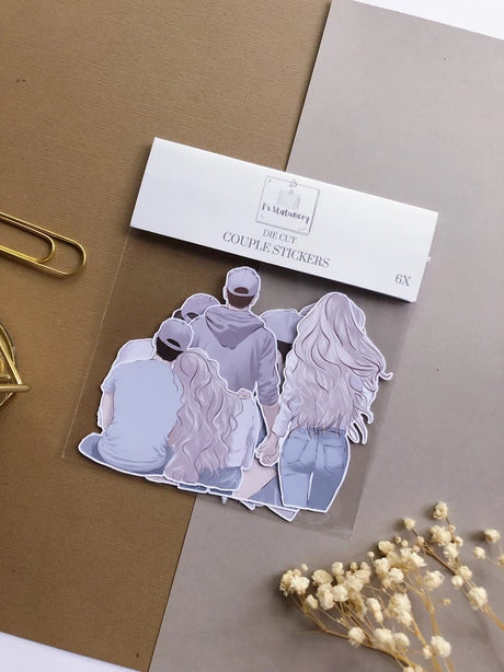 Stickers - T's Stationery - Couple - 1 - T's Stationery - Tidformera