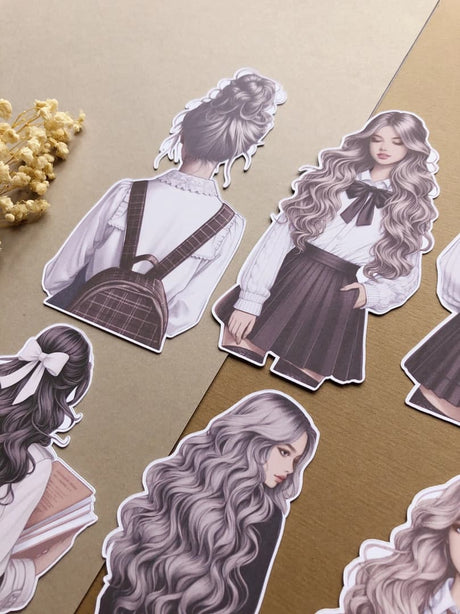 Stickers - T's Stationery - Light Academia - 3 - T's Stationery - Tidformera