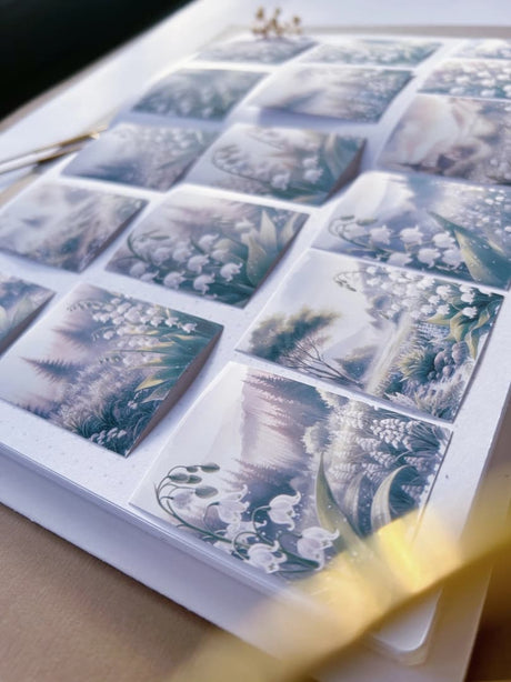 Stickers - T's Stationery - Lily of the Valley - 3 - T's Stationery - Tidformera