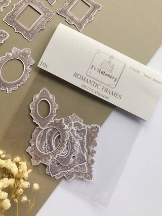 Stickers - T's Stationery - Romantic frames - 1 - T's Stationery - Tidformera
