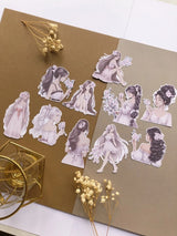 Stickers - T's Stationery - Sakura Goddess - 3 - T's Stationery - Tidformera