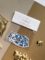 Stickers - T's Stationery - Tiny Greek House - 5 - T's Stationery - Tidformera