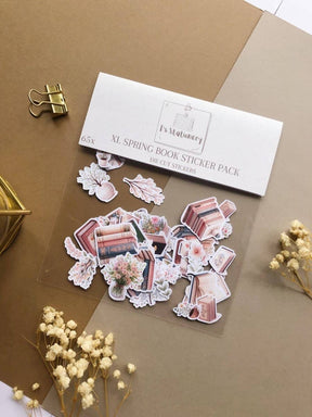 Stickers - T's Stationery - XL Spring book sticker pack - 1 - T's Stationery - Tidformera