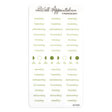 Stickers - Typewriter Days Weekly - Green - 1 - The Well-Appointed Desk - Tidformera