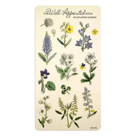 Stickers - Wildflower Garden - 1 - The Well-Appointed Desk - Tidformera