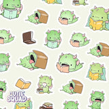 Stickersheet CutieSquad - Bookdragons - 2 - CutieSquad - Tidformera