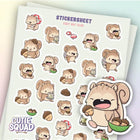 Stickersheet CutieSquad - Cozy Nut Club - 1 - CutieSquad - Tidformera