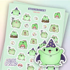 Stickersheet CutieSquad - Frog Cult - 1 - CutieSquad - Tidformera