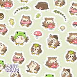 Stickersheet CutieSquad - Owlbert in Fall - 2 - CutieSquad - Tidformera