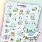 Stickersheet CutieSquad - Penguins & Whales - 1 - CutieSquad - Tidformera